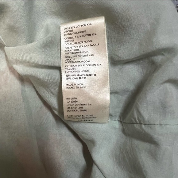 Anthropologie Astrid Tunic Dress Bohemian Desert Flutter Sleeve Size Small - Picture 15 of 15